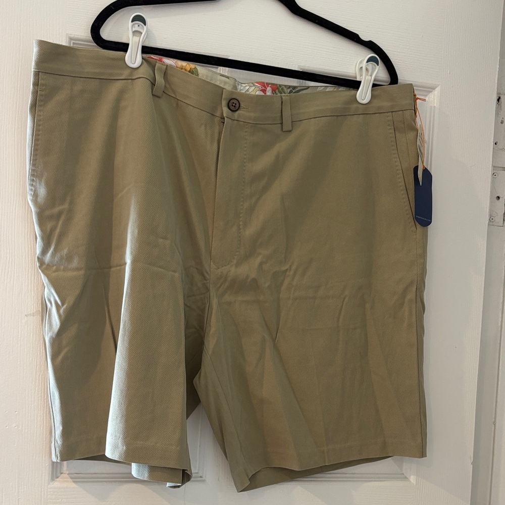 Tommy Bahama Khaki Flat Front Shorts